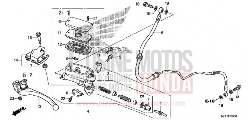 MAITRE-CYLINDRE VFR1200XC de 2012